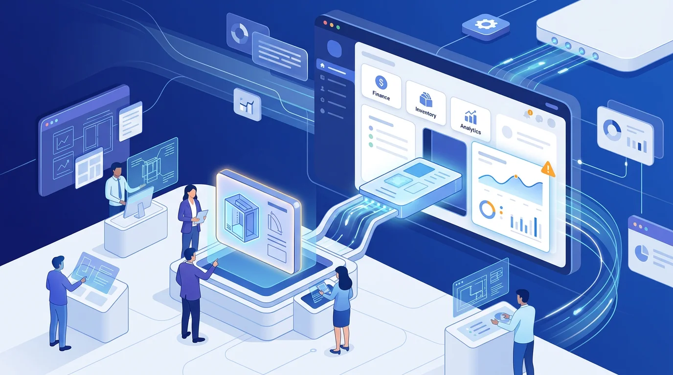 ERP customization with custom module development